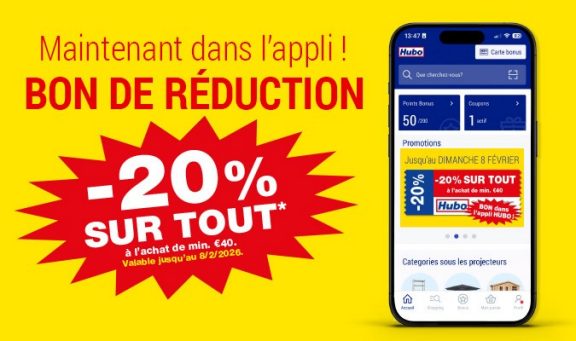 Hubo App 20%