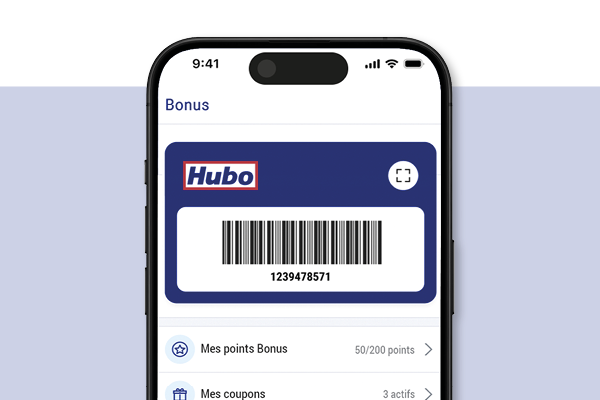 Hubo App Bonus Kaart
