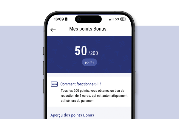 Hubo App Bonuspunten