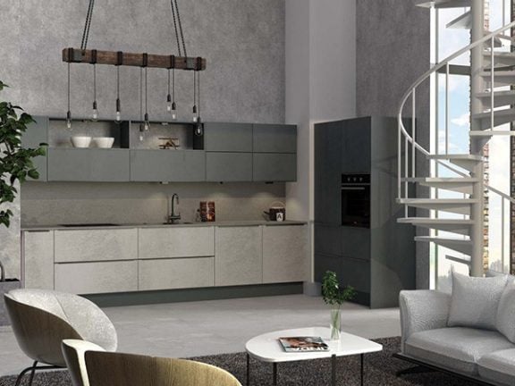Cuisine industrielle Quizzi grise