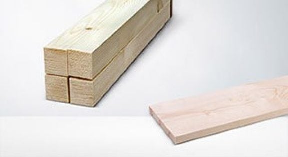 Houten planken en balken aankoopbaar met ecocheques