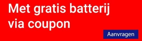 Met gratis batterij
