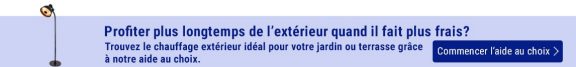 Aide au choix chauffage extérieur