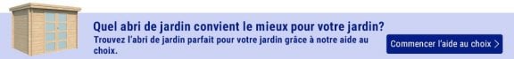 À la recherche d'un abri de jardin?