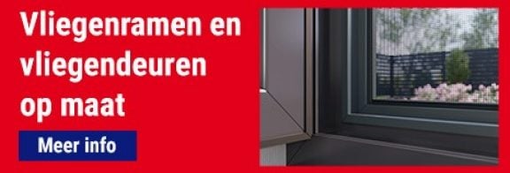 Vliegenramen en vliegendeuren op maat