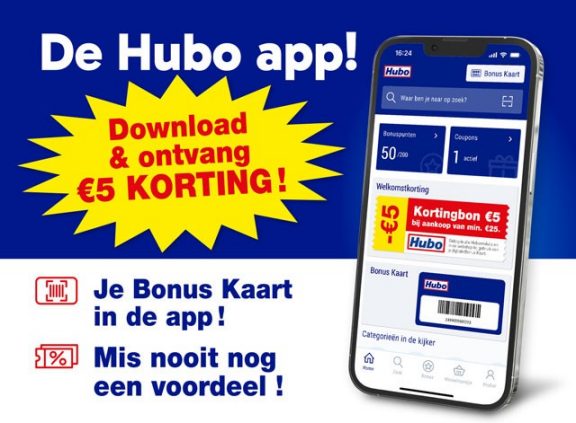 Hubo App 20%