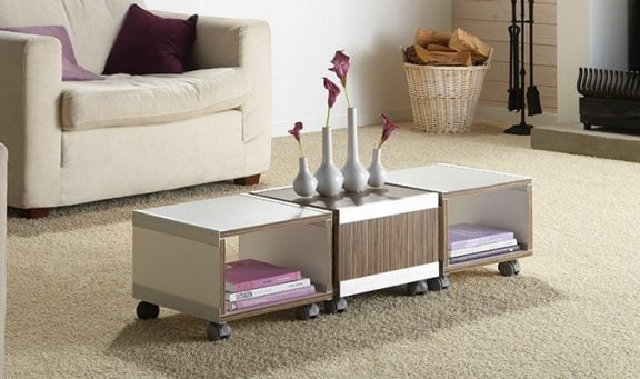 Houten salontafeltjes