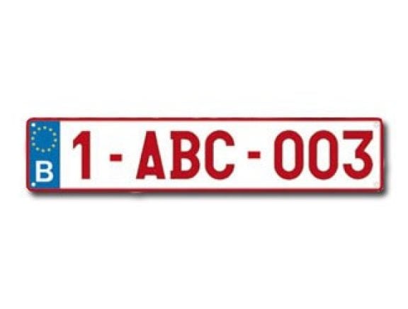 Plaques d'immatriculation