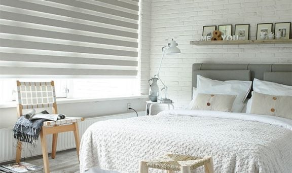 Store ajouré sur mesure chambre