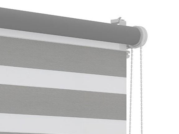 Chaînette de commande et support de montage blanc pour fenêtre oscillo-battante