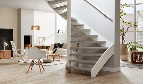 Illustration rénovation d'escalier sur mesure