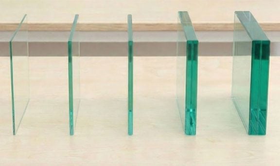 Verre sur mesure / épaisseurs de verre