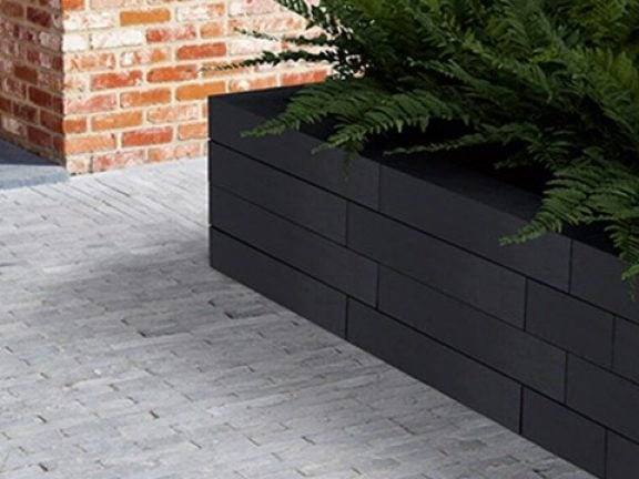 Blocs empilables en béton