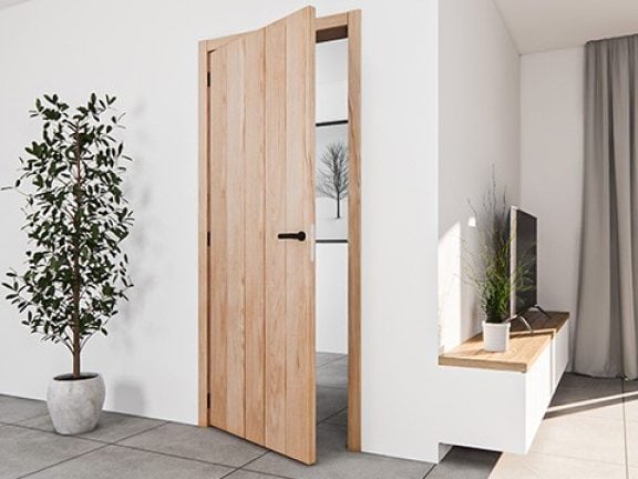 Porte intérieure style scandinave
