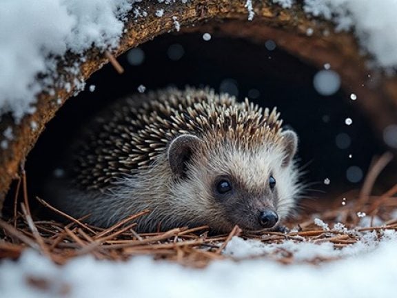 Nourriture d'hiver pour les hérissons