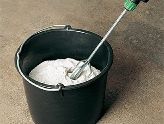 Gipspleister aanmaken