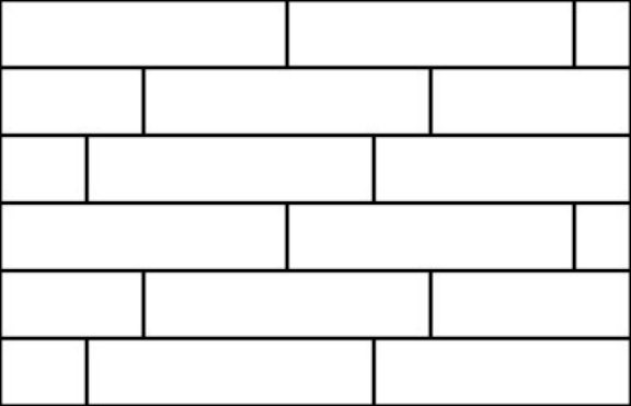 Parquet stratifié à coupe perdue