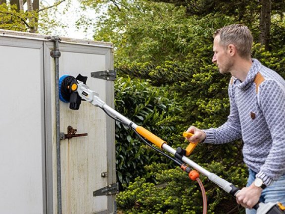 Batavia Twin Brush bestelwagen schoonmaken