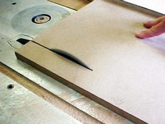 MDF zagen