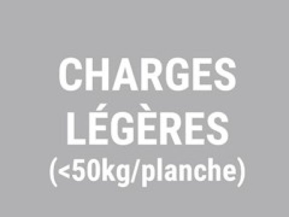 Étagères pour pièces sèches et charges légères