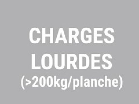Étagères pour pièces sèches et charges lourdes
