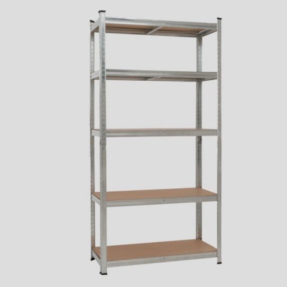 Étagères de rangement en métal + bois