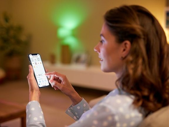 Philips Smart LED différentes configurations de luminosité