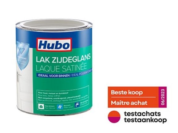 Hubo zijdeglanslak verkozen tot Beste Koop door Test Aankoop
