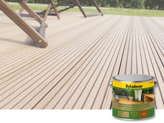 Lasure terrasse effet naturel Xyladecor