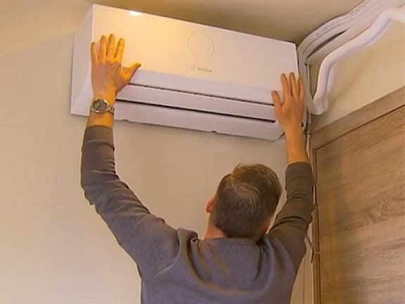 Bosch split airconditioner installeren