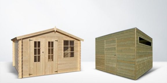 Houten tuinhuizen