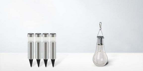 Verlichting op zonne-energie