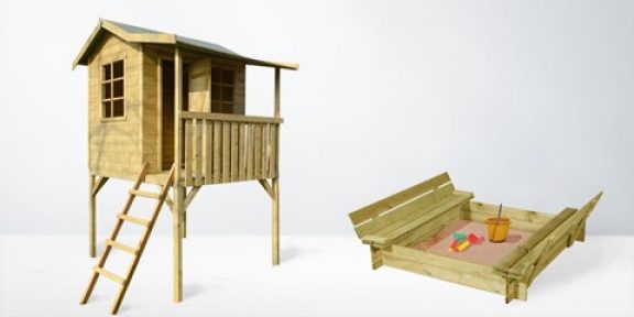 Houten buitenspeelgoed
