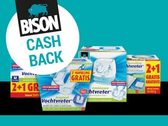 Absorbeur d'humidité Bison cashback