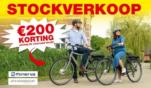 Stockverkoop elektrische fietsen